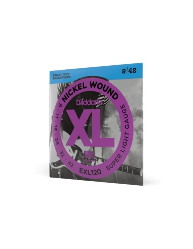 D'Addario EXL120 Super Light